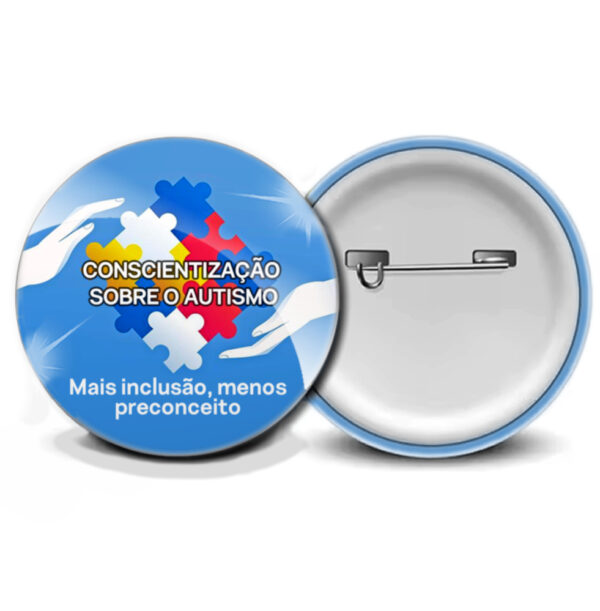 botons pronto campanha abril azul | envio imediato
