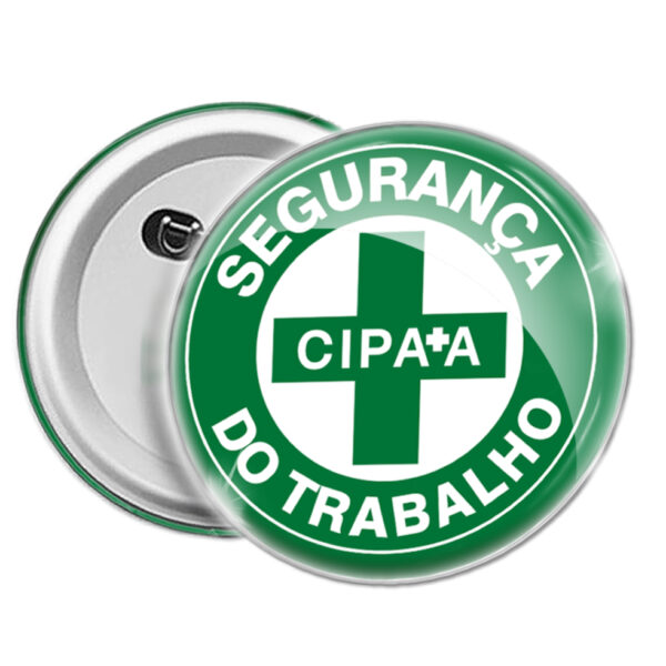 boton cipa nr 5 verde – segurança pronta entrega