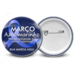 botons pronto março azul marinho | campanha de prevenção