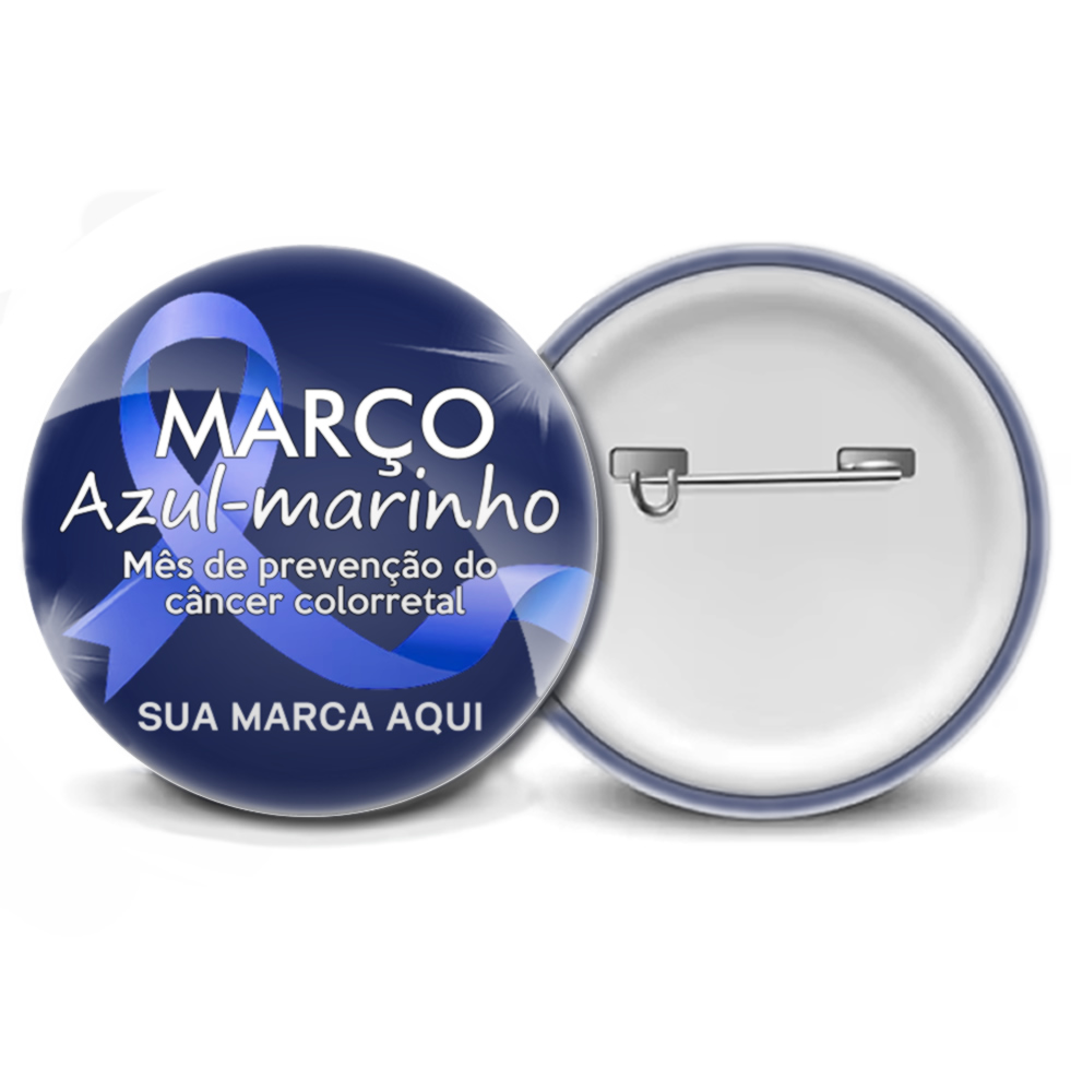 botons pronto março azul marinho | campanha de prevenção botons pronto março azul marinho | campanha de prevenção