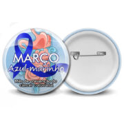botons pronto março azul marinho | envio imediato