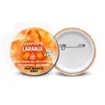 boton fevereiro roxa e laranja | envio imediato
